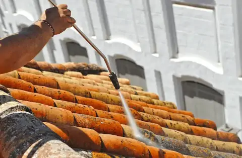 Nettoyage de toitures - Île-Molène